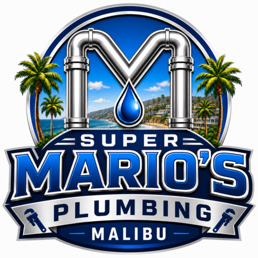 logo super mario's plumbing malibu